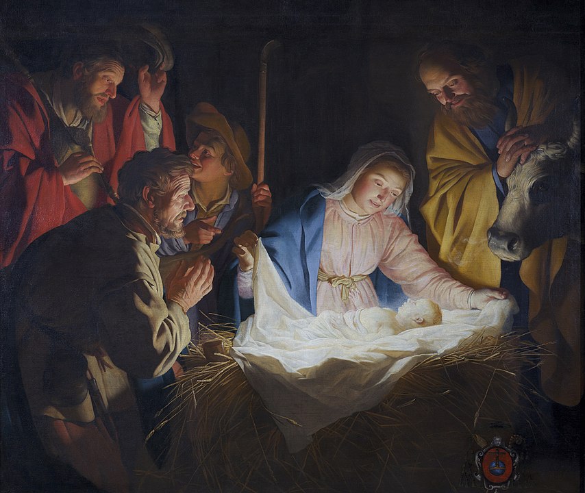 Bild vom Stall in Bethlehem